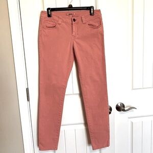 CAbi Coral Lobster Skinny Jeans Style 747 Size 4